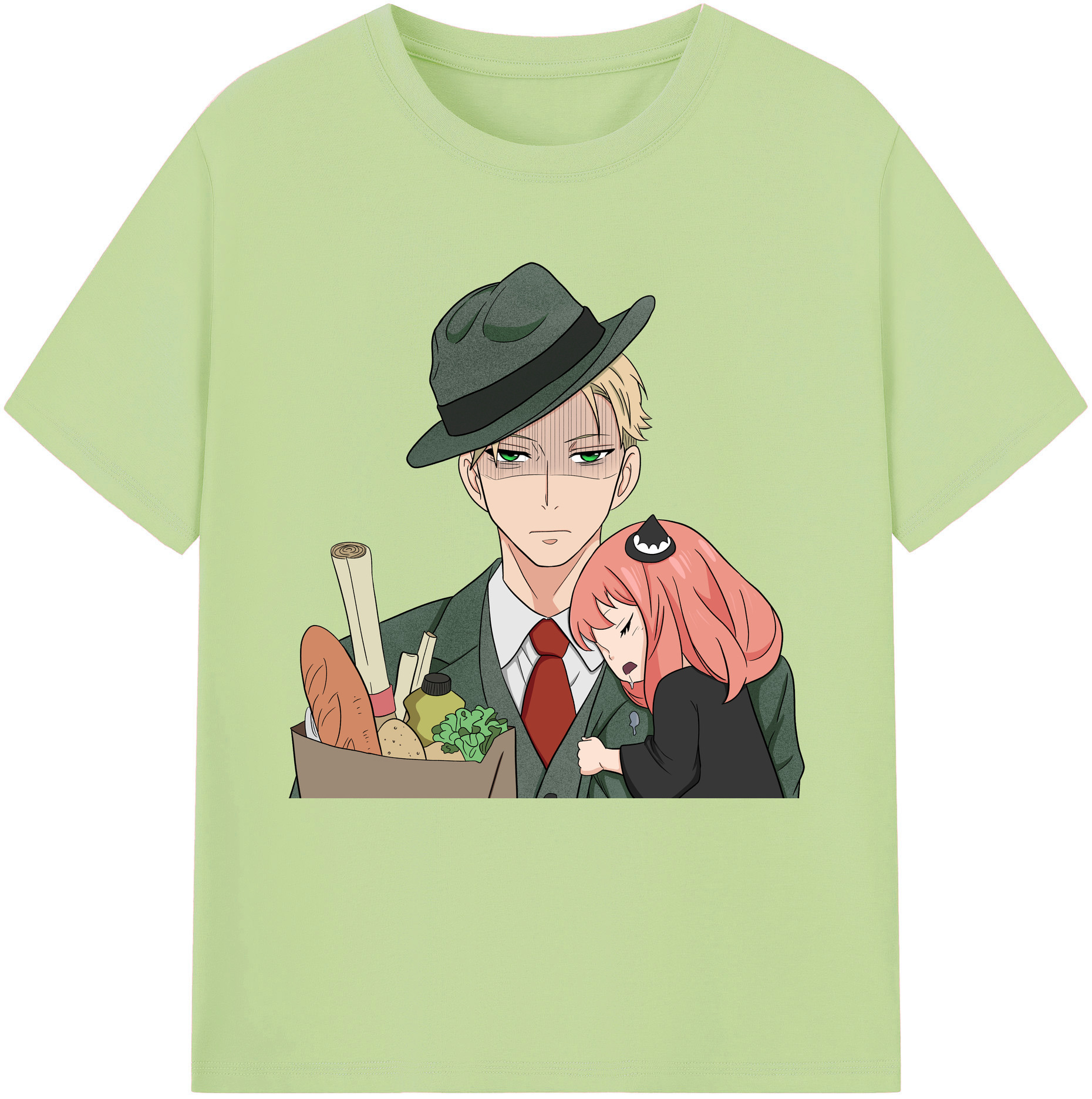 （画像用） SPY×FAMILY间谍家家酒 綿100％半袖Tシャツ（フロントプリント）